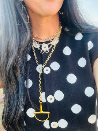 Ruby Black Polka Dot Sweater Vest-Sweaters-24th-Motis & Co Boutique, Women's Fashion Boutique in Carthage, Missouri