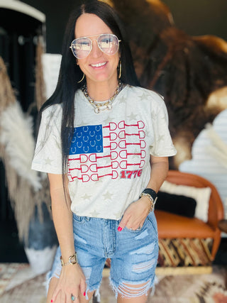 Bit of Freedom Graphic Tee-Graphic Tees-Rowdy Crowd-Motis & Co Boutique, Women's Fashion Boutique in Carthage, Missouri