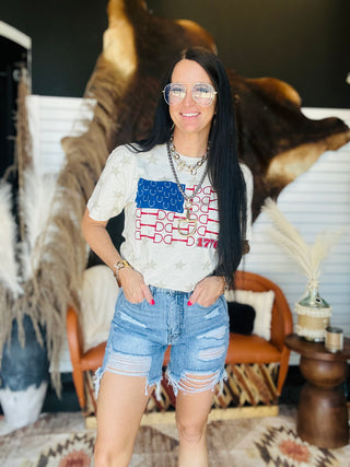 Dylan Destroyed Cut Off Denim Shorts-Shorts-Lucky & Blessed-Motis & Co Boutique, Women's Fashion Boutique in Carthage, Missouri