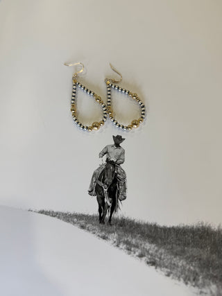Authentic Sterling and Gold Earrings-Earrings-Market-Motis & Co Boutique, Women's Fashion Boutique in Carthage, Missouri