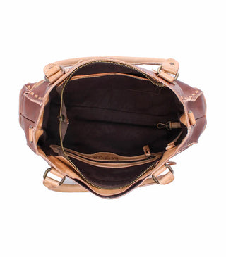 Rockaway Leather Handbag Bed|Stu - Taupe Oats-Handbags-Bedstu-Motis & Co Boutique, Women's Fashion Boutique in Carthage, Missouri