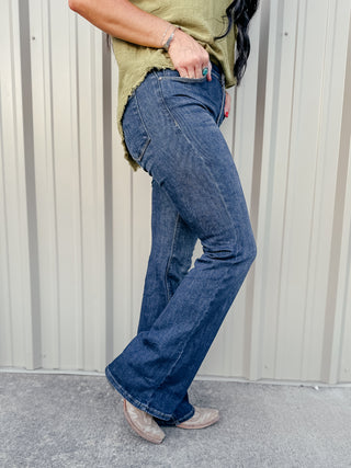 Bronson High Rise Flare Jeans-Jeans-Risen-Motis & Co Boutique, Women's Fashion Boutique in Carthage, Missouri