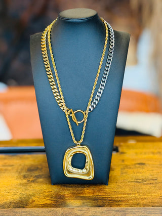 Tahoe Two Tone Chain Necklace
