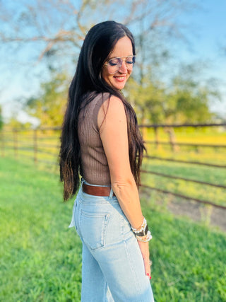 Cowtown Baby Ribbed Sweater Vest-sleeveless-2 Fly-Motis & Co Boutique, Women's Fashion Boutique in Carthage, Missouri