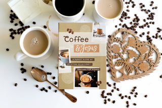 Coffee and Jesus Devotional for Women-Books-Barbour-Motis & Co Boutique, Women's Fashion Boutique in Carthage, Missouri