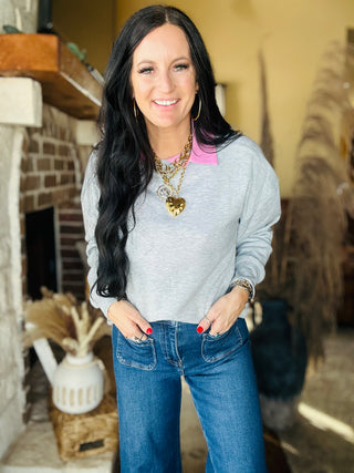 Lola Gold Heart Necklace-Necklaces-ChanSutt-Motis & Co Boutique, Women's Fashion Boutique in Carthage, Missouri