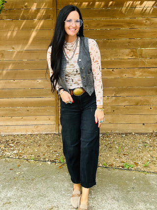 Desert Dreams Sheer Mesh Top-Long Sleeves-Howdy Hanny-Motis & Co Boutique, Women's Fashion Boutique in Carthage, Missouri