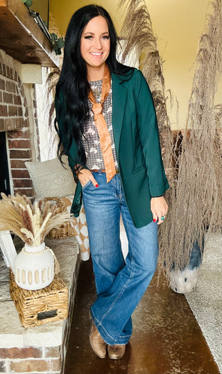 Ruth Classic Open Front Blazer-Blazers-Zenana-Motis & Co Boutique, Women's Fashion Boutique in Carthage, Missouri