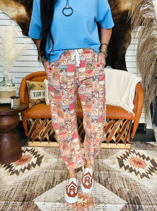 Winston Western Barrel Pants-Pants-Turquoise Haven-Motis & Co Boutique, Women's Fashion Boutique in Carthage, Missouri