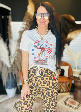 XOXO American Dream Western Boxy Tee-Graphic Tees-XOXO ART & Co-Motis & Co Boutique, Women's Fashion Boutique in Carthage, Missouri