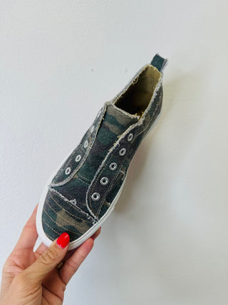 Corkys Babalu Camo Slip-On Sneakers-Sneakers-Corkys-Motis & Co Boutique, Women's Fashion Boutique in Carthage, Missouri
