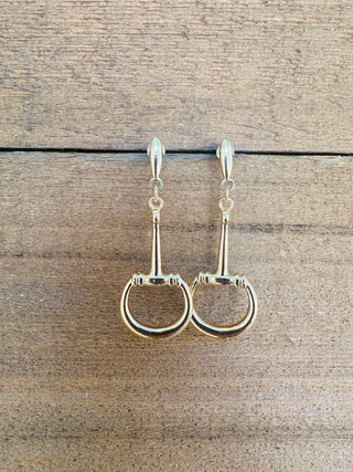 Pony Horse Bit Dangle Earrings-Earrings-Western Elite-Motis & Co Boutique, Women's Fashion Boutique in Carthage, Missouri