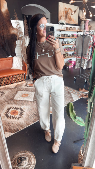 Simple Snaffle Bit Graphic Tee-Graphic Tees-MOTIS-Motis & Co Boutique, Women's Fashion Boutique in Carthage, Missouri