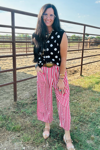 Ruby Black Polka Dot Sweater Vest-Sweaters-24th-Motis & Co Boutique, Women's Fashion Boutique in Carthage, Missouri