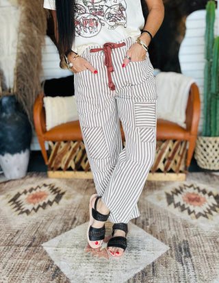 McCoy Striped Barrel Jeans