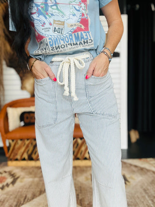 Luke Striped Denim Barrel Jeans-Jeans-blu pepper-Motis & Co Boutique, Women's Fashion Boutique in Carthage, Missouri