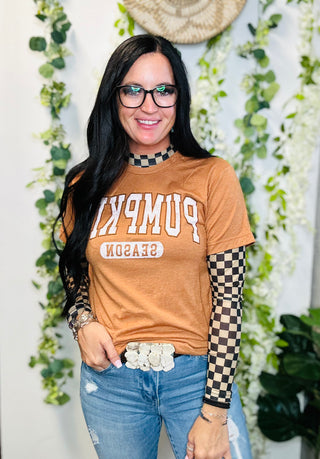 Vintage Pumpkin Season Graphic Tee-Graphic Tees-P&PD-Motis & Co Boutique, Women's Fashion Boutique in Carthage, Missouri