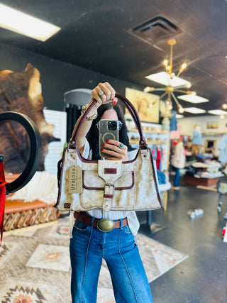 Unbending Lux Cherry Shoulder Handbag by Bed|Stu-Handbags-Bedstu-Motis & Co Boutique, Women's Fashion Boutique in Carthage, Missouri