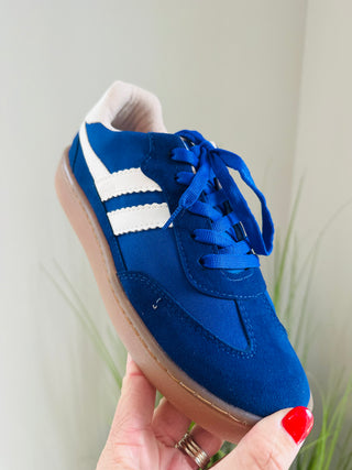 Miel 90 Blue Lace Up Sneaker-Shoes-MOTIS-Motis & Co Boutique, Women's Fashion Boutique in Carthage, Missouri