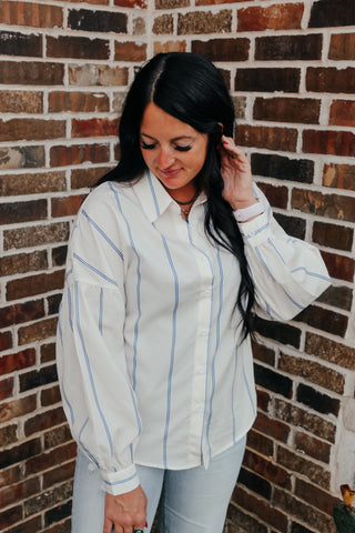 Nikki Drop Shoulder Button Up-Blouses-MOTIS-Motis & Co Boutique, Women's Fashion Boutique in Carthage, Missouri