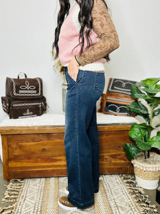 Ward Wide Leg Judy Blue Jeans-Jeans-Judy Blue-Motis & Co Boutique, Women's Fashion Boutique in Carthage, Missouri