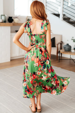 A Little While Longer Dress in Green-Dresses-Ave Shops-Motis & Co Boutique, Women's Fashion Boutique in Carthage, Missouri