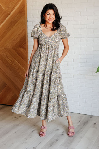 A Moment of Love Balloon Sleeve Dress-Dresses-Ave Shops-Motis & Co Boutique, Women's Fashion Boutique in Carthage, Missouri