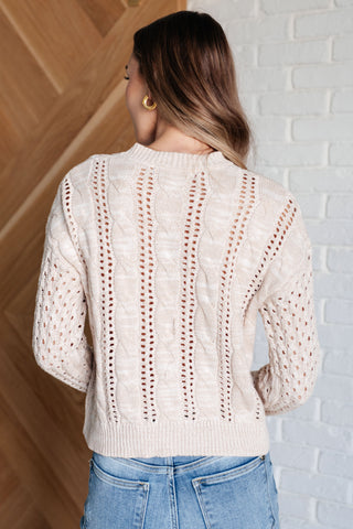 A Note of Thanks Cable Knit Sweater-Tops-Ave Shops-Motis & Co Boutique, Women's Fashion Boutique in Carthage, Missouri