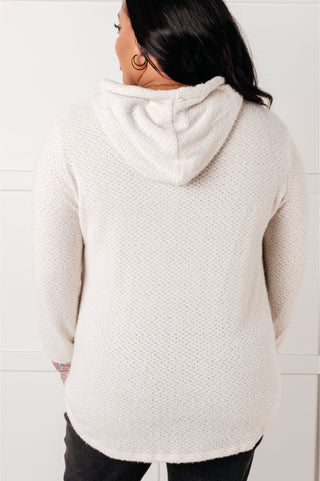 A Tad Chilly Waffle Knit Hoodie-Tops-Ave Shops-Motis & Co Boutique, Women's Fashion Boutique in Carthage, Missouri