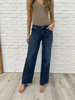 Addie Mid Rise Vintage Wash Wide Leg Jeans-Womens-Ave Shops-Motis & Co Boutique, Women's Fashion Boutique in Carthage, Missouri