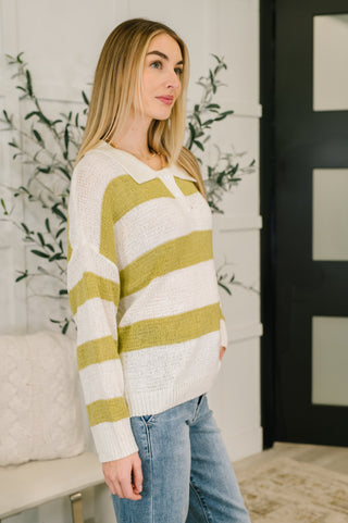 As Long As You're Mine Loose Knit Collared Top-Sweaters-Ave Shops-Motis & Co Boutique, Women's Fashion Boutique in Carthage, Missouri