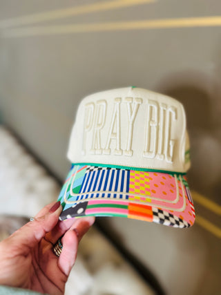 Pray Big Colorful Hat-Hats-Poppy & Pine-Motis & Co Boutique, Women's Fashion Boutique in Carthage, Missouri