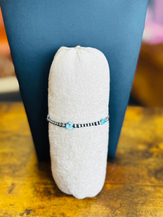 Golden Hills Turquoise Pearl Bracelets-Bracelets-Touch of Gallop-Motis & Co Boutique, Women's Fashion Boutique in Carthage, Missouri