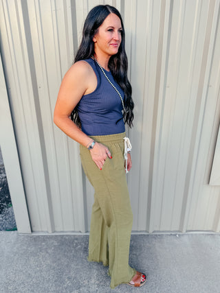 Moss Mid Rise Flare Pants-Pants-GiGiO-Motis & Co Boutique, Women's Fashion Boutique in Carthage, Missouri