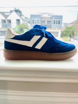 Miel 90 Blue Lace Up Sneaker-Shoes-MOTIS-Motis & Co Boutique, Women's Fashion Boutique in Carthage, Missouri