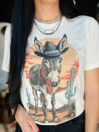 Senor Donkey Graphic Tee-Graphic Tees-Queen Gypsy-Motis & Co Boutique, Women's Fashion Boutique in Carthage, Missouri