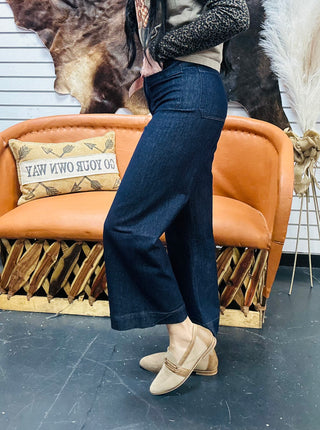 Danny Dark Washed Cropped Jeans-Jeans-ee: some-Motis & Co Boutique, Women's Fashion Boutique in Carthage, Missouri