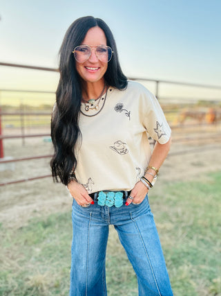 Jess Western Boxy T-Shirt-Graphic Tees-ee: some-Motis & Co Boutique, Women's Fashion Boutique in Carthage, Missouri