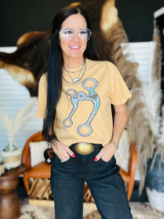 A Bit Ranchy Tee-Graphic Tees-Rowdy Crowd-Motis & Co Boutique, Women's Fashion Boutique in Carthage, Missouri