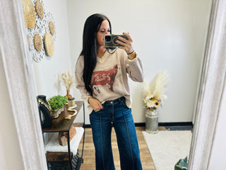 Hereford Highway Ribbed Knit Sweater-Sweaters-2 Fly-Motis & Co Boutique, Women's Fashion Boutique in Carthage, Missouri