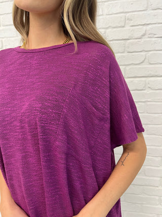 Basically Flowing Dolman Sleeve Top in Lt Plum-Womens-Ave Shops-Motis & Co Boutique, Women's Fashion Boutique in Carthage, Missouri