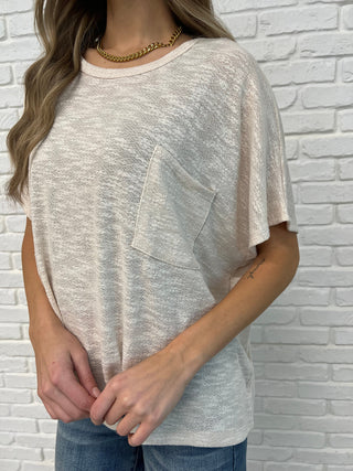 Basically Flowing Dolman Sleeve Top in Sand Beige-Womens-Ave Shops-Motis & Co Boutique, Women's Fashion Boutique in Carthage, Missouri