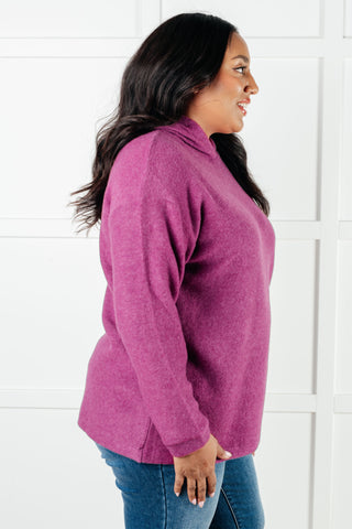 Basically My Favorite Hooded Pullover in Light Plum-Pullovers-Ave Shops-Motis & Co Boutique, Women's Fashion Boutique in Carthage, Missouri