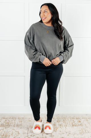 Beyond the Basics Pullover in Ash Black-Pullovers-Ave Shops-Motis & Co Boutique, Women's Fashion Boutique in Carthage, Missouri