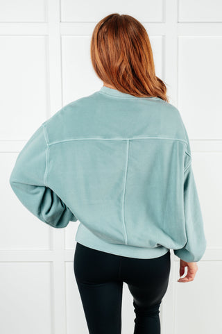 Beyond the Basics Pullover in Blue Grey-Pullovers-Ave Shops-Motis & Co Boutique, Women's Fashion Boutique in Carthage, Missouri