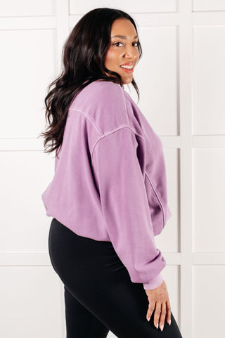 Beyond the Basics Pullover in Violet-Pullovers-Ave Shops-Motis & Co Boutique, Women's Fashion Boutique in Carthage, Missouri