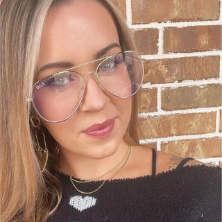 Ice Blue Light Glasses-Sunglasses-DAX-Motis & Co Boutique, Women's Fashion Boutique in Carthage, Missouri