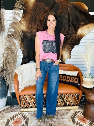 Ranch Rodeo Club Pink Graphic Tee