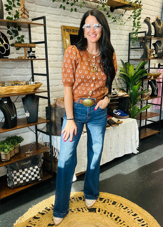 Beth Horseshoe Button Front Sweater-Sweaters-ee: some-Motis & Co Boutique, Women's Fashion Boutique in Carthage, Missouri