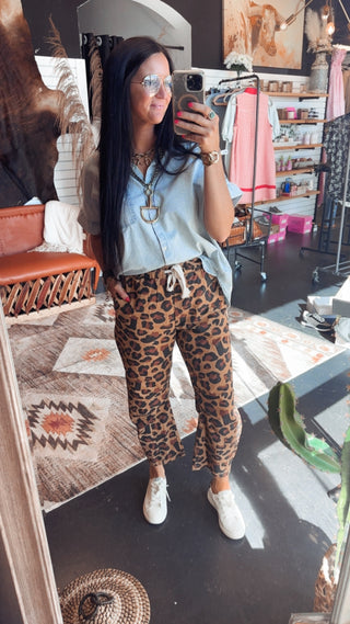 Lionel Leopard Barrel Pants-Pants-Turquoise Haven-Motis & Co Boutique, Women's Fashion Boutique in Carthage, Missouri